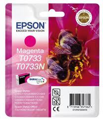 ראש דיו אדום מקורי T0733 EPSON
