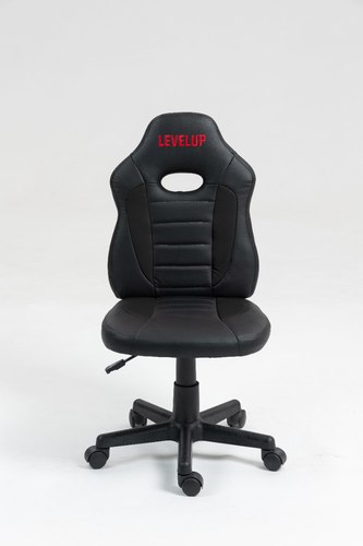 כיסא תלמיד ארגונומי לנוער בצבע שחור S301-BB מבית LEVEL UP