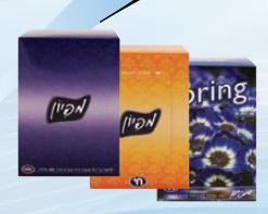 מפיות בקופסא 100 יח'