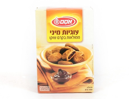 עוגיות מיני ממולא בקרם 300 גר'