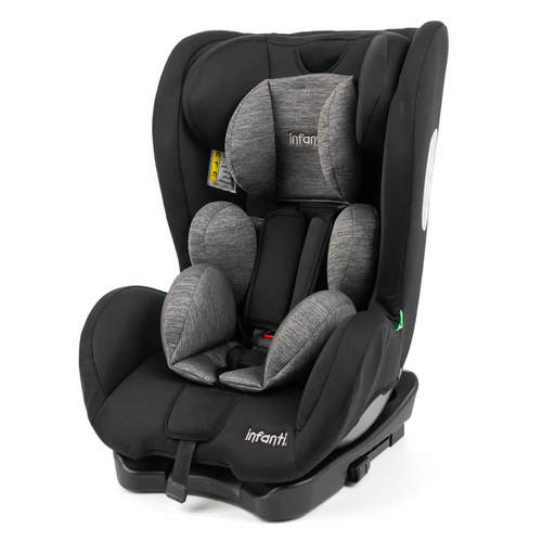 כיסא בטיחות משולב בוסטר עם ISOFIX דגם 501 אפור Infanti