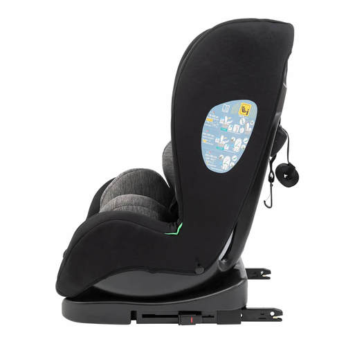 כיסא בטיחות משולב בוסטר עם ISOFIX דגם 501 אפור Infanti