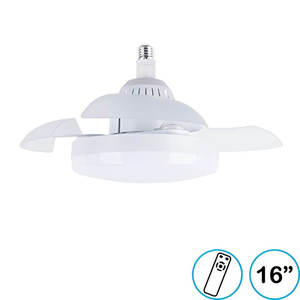 מאוורר תקרה 16" איגל לבית נורה E-27 עם תאורה 25w CCT ושלט מטריקס EAGLE MATRIX