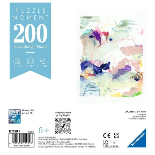 פאזל Ravensburger - נתזי צבע (Colorsplash) לגילאי 8+