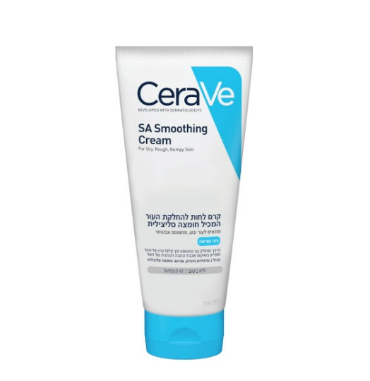 קרם לחות להחלקת העור  Cerave SA Smoothing Cream 177ml