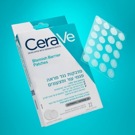 מדבקות נגד מראה פגמי עור ופצעונים  Cerave  Blemish Barrier Pathces 