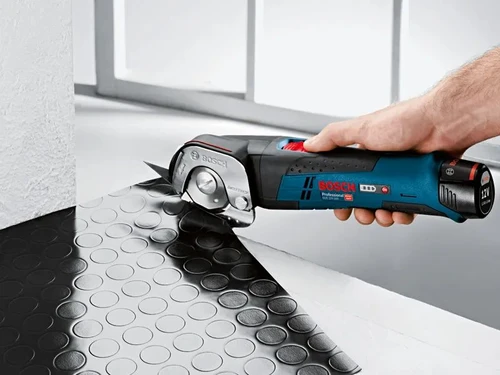מספריים נטענים GUS 12V-300 + שתי סוללות + מטען Bosch 