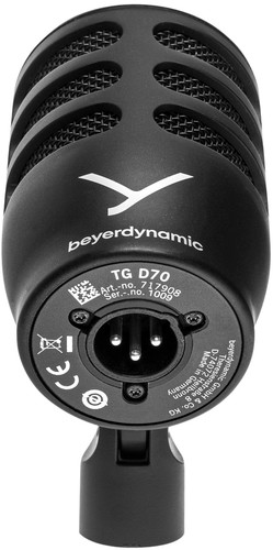 זווית נוספת beyerdynamic tg d70d dynamic kickdrum microphone