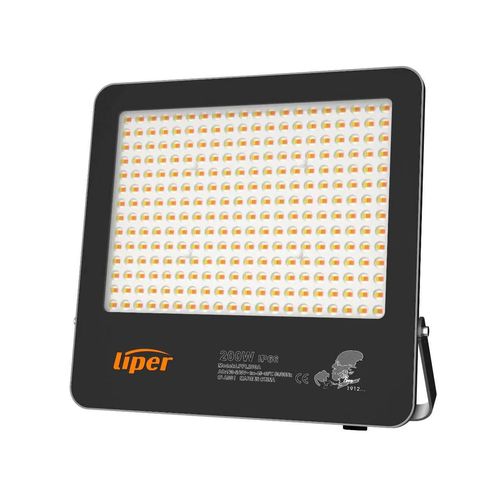 פנס הצפה 200W מקצועי CCT שחור Liper Stella