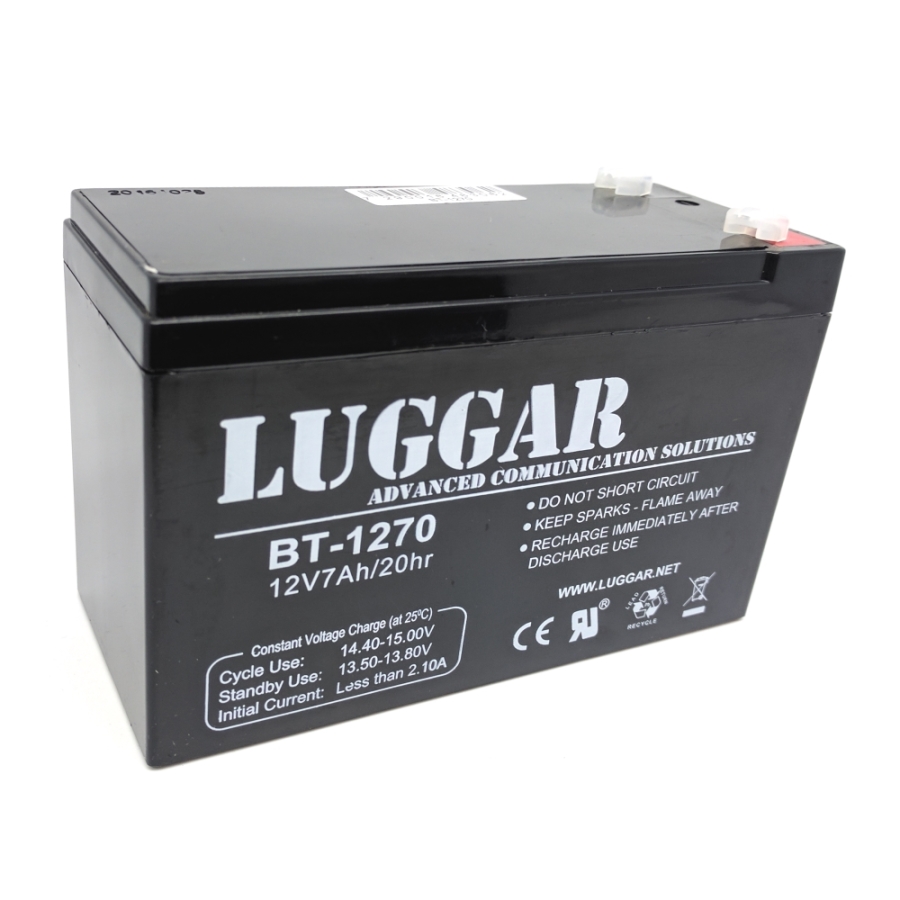 סוללה לאל פסק Luggar 12V 7Ah