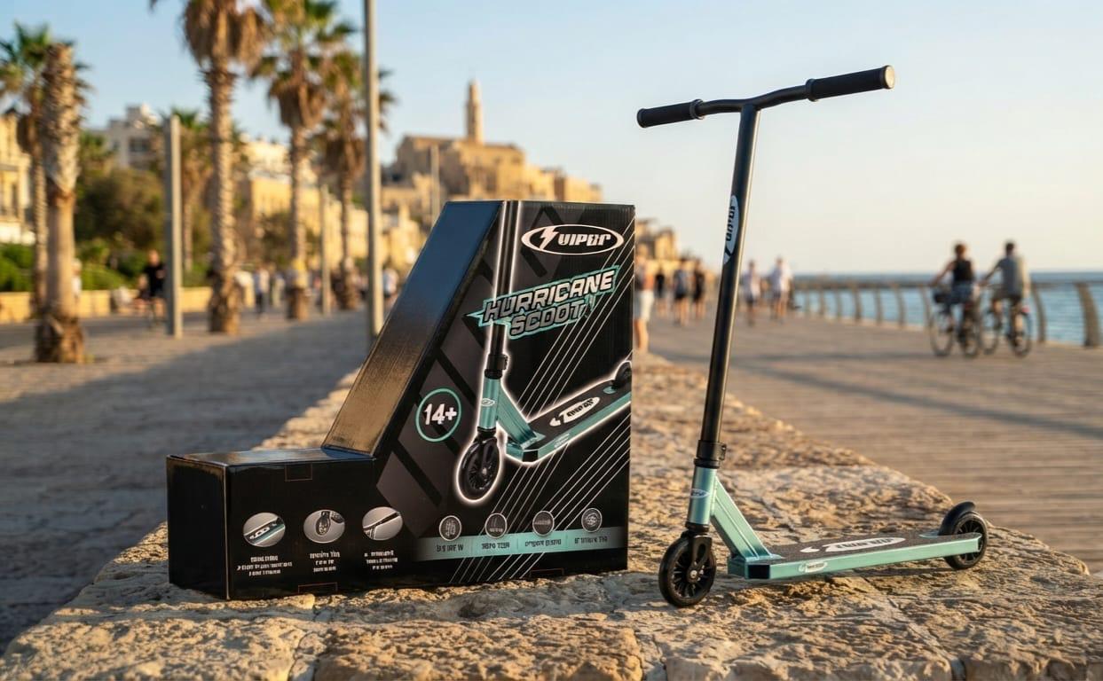 קורקינט סקוט פעלולים viper דגם הוריקן 