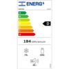 מקרר אינטגראלי מקפיא תחתון 267 ליטר נטו Electra EL270| סליידר בדלתות המקרר |אחריות ע"י היבואן הרשמי