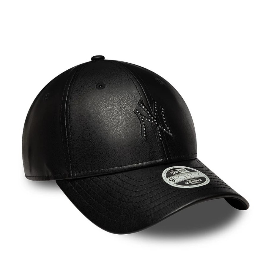 כובע ניו ארה New Era MLB Diamante PU Black 9FORTY | נשים