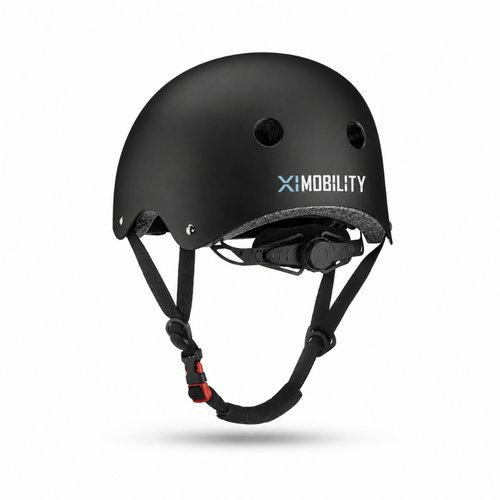 קסדת חצי Xi mobility - קסדה שחורה לאופניים ולקורקינט