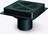 נקז חניונים רבוע B125 יציאה 110-Parking deck drain Ecoguss 48501,square, ?110 Kessel