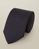 עניבה איטלקית כחולה - Navy Grenadine silk Italian tie