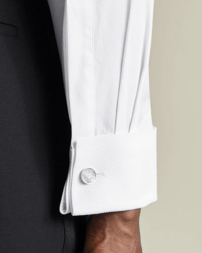 חפתים בצבע שחור ואם הפנינה - Mother of Pearl and Onyx evening cufflink