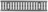 שבכה מגולוונת חריצים A15 152101 Slotted grating 10/85*L1m Mea