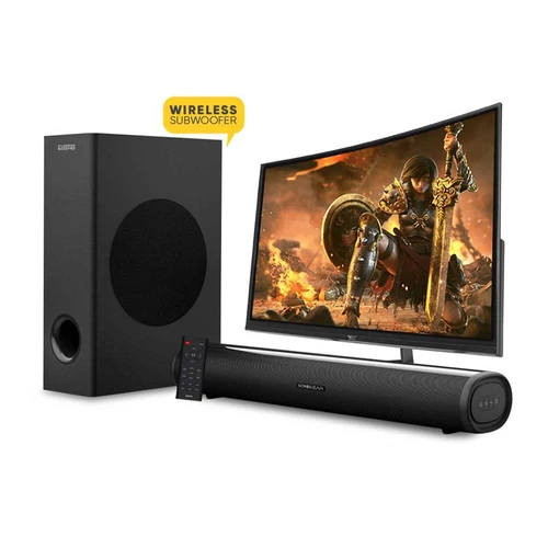 מקרן קול עם סאב וופר אלחוטי SonicGear STUDIOBAR 600HD AirBass 120W 2.1
