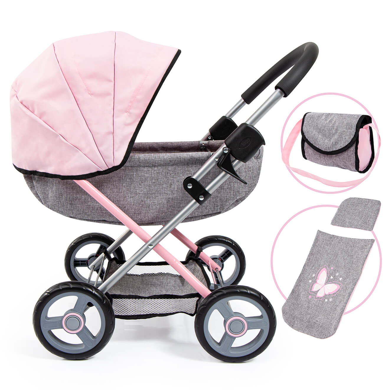 עגלת בובה מפוארת Bayer Design Cosy 