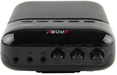 מגבר אימון מיני, נייד, רב תכליתי מופעל סוללה לגיטרה AG-03M מבית Aroma