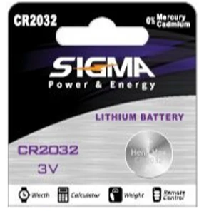 סוללת כפתור ליתיום SIGMA CR2023 3V