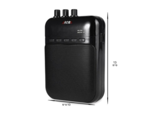 מגבר אימון מיני, נייד, רב תכליתי מופעל סוללה לגיטרה AG-03M מבית Aroma