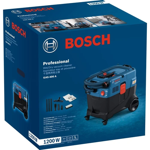 שואב אבק 19M0.020 רטוב/יבש GAS 400A‏ Bosch 40 ליטר