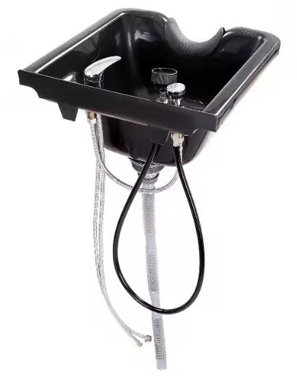 כיור חפיפה תלייה מקצועי למספרה PB-283 – שחור
