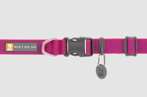 קולרים לכלבים | HI & LIGHT בצבע ALPENGLOW PINK