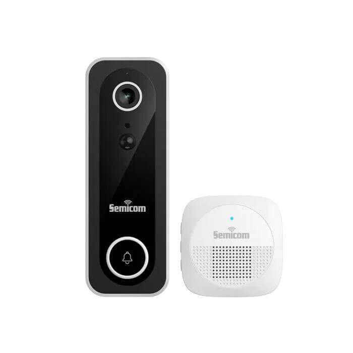 פעמון דלת חכם עם מצלמת אבטחה Wi-Fi