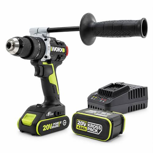 מברגה מקצועית  20V WU373.91 כולל סוללה 4.0AH ומטען WORX
