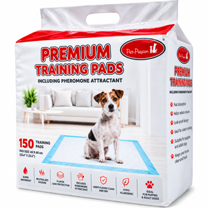 פד PREMIUM לאילוף 60*60 150 יח במארז Pets Project