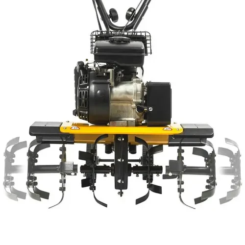 חזית המראה את הסכינים של מתחחת אדמה בנזין TEXAS Lilli 365TG דנמרק מנוע 79 סמ