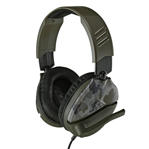 אוזניות צבע ירוק Turtle Beach Recon 70 Camo 3.5