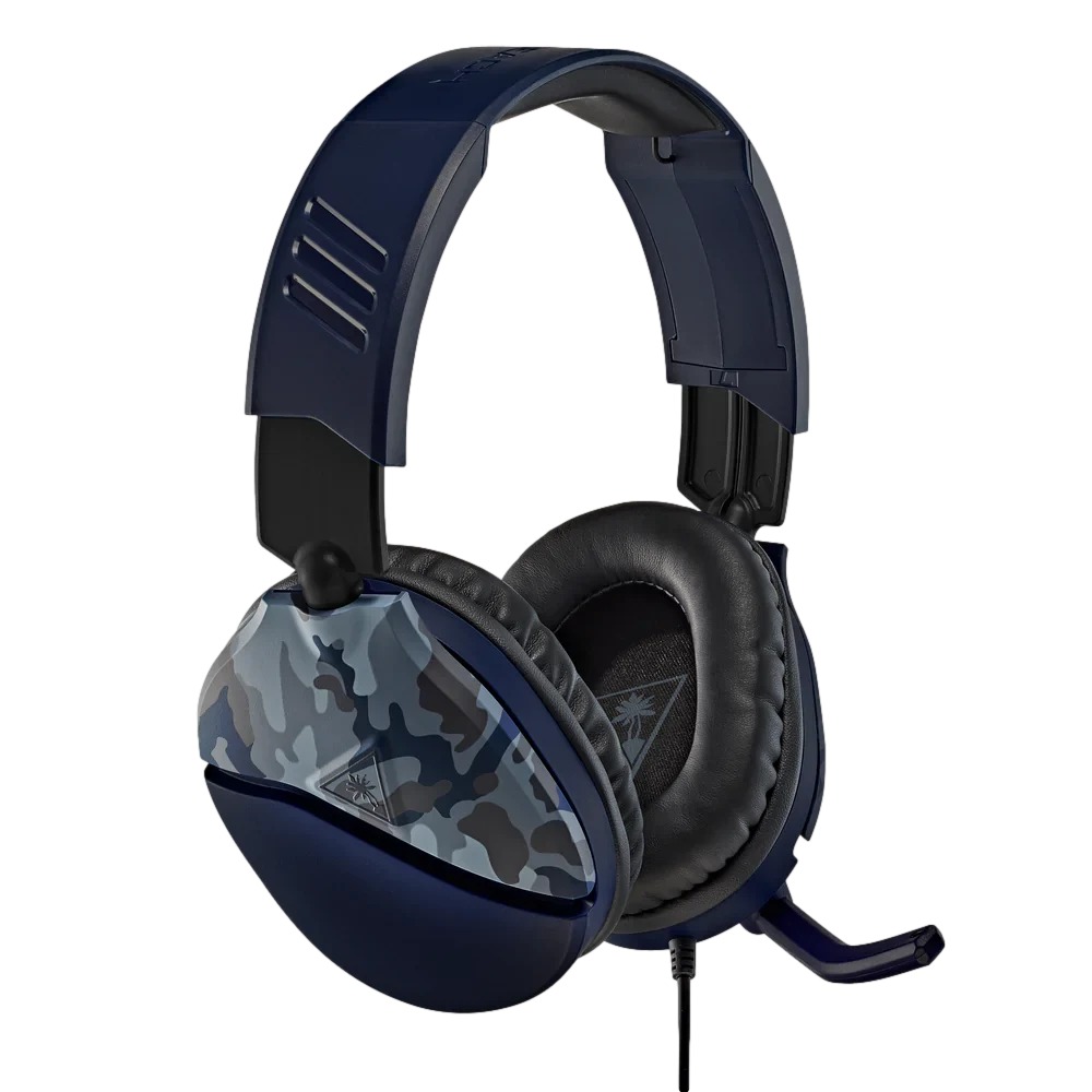 אוזניות גיימינג צבע כחול Turtle Beach Recon 70 Blue Camo