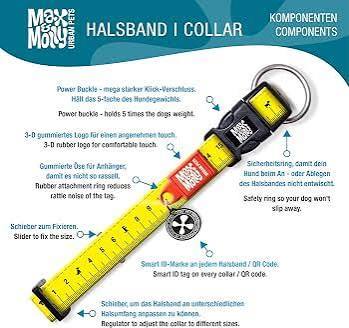 Max & Molly Smart ID Collar L
