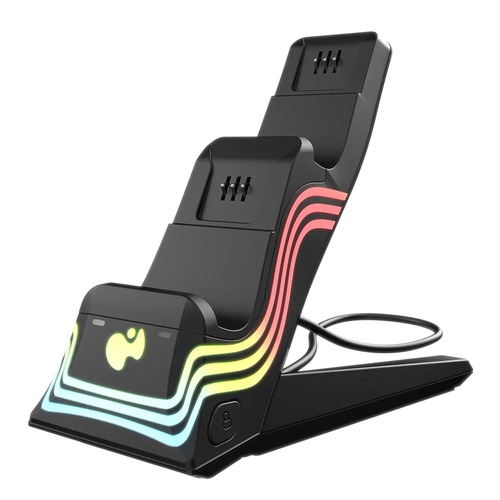 מטען כפול וסוללות נטענות עבור שלטי Turtle Beach PDP Afterglow™ Wave+ Xbox
