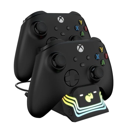 מטען כפול וסוללות נטענות עבור שלטי Turtle Beach PDP Afterglow™ Wave+ Xbox