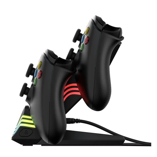 מטען כפול וסוללות נטענות עבור שלטי Turtle Beach PDP Afterglow™ Wave+ Xbox