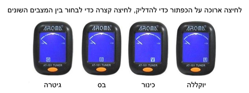טיונר קליפס AT-101 מבית Aroma