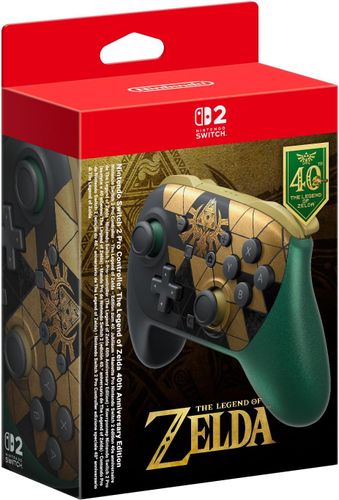 Nintendo Switch 2 Pro-Controller The Legend of Zelda 40th Anniversary Edition