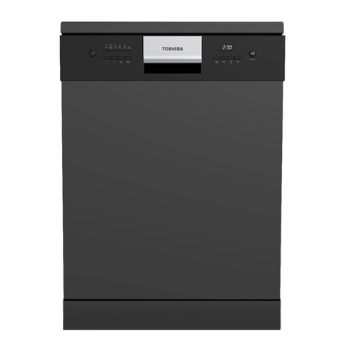 מדיח כלים רחב Toshiba DW-14F7ME(B)-IL  נירוסטה שחורה עם פתיחה אוטומטית | יבואן רשמי 3 שנים אחריות