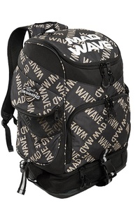 תיק טריאתלון שחור MAD WAVE BACKPACK MAD TEAM גדול מרווח ואיכותי מאוד