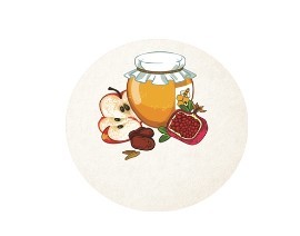 מדבקות עגולות קטנות למיתוג אישי 24 יח