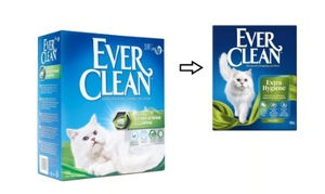 חול לחתולים אוור קלין Ever Clean מבושם-פס ירוק-10 ליטר