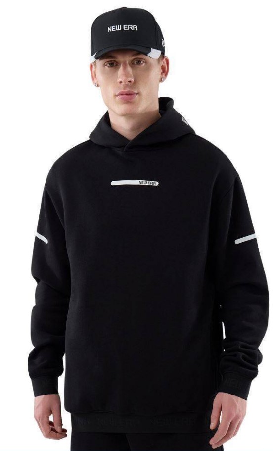 פוטר ניו ארה  New Era Tech Oversized Pullover Hoodie | גברים