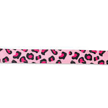 Max & Molly Leash M - Leopard Pink 160cm