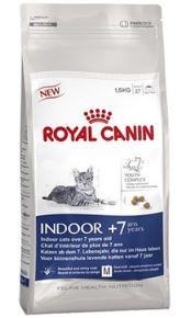 רויאל קנין Royal Canin Indoor +7 מזון לחתול מבוגר ביתי עוף ותירס 3.5 ק