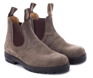 מגפי זמש Blundstone 552 ללא שרוכים | ירוק זית